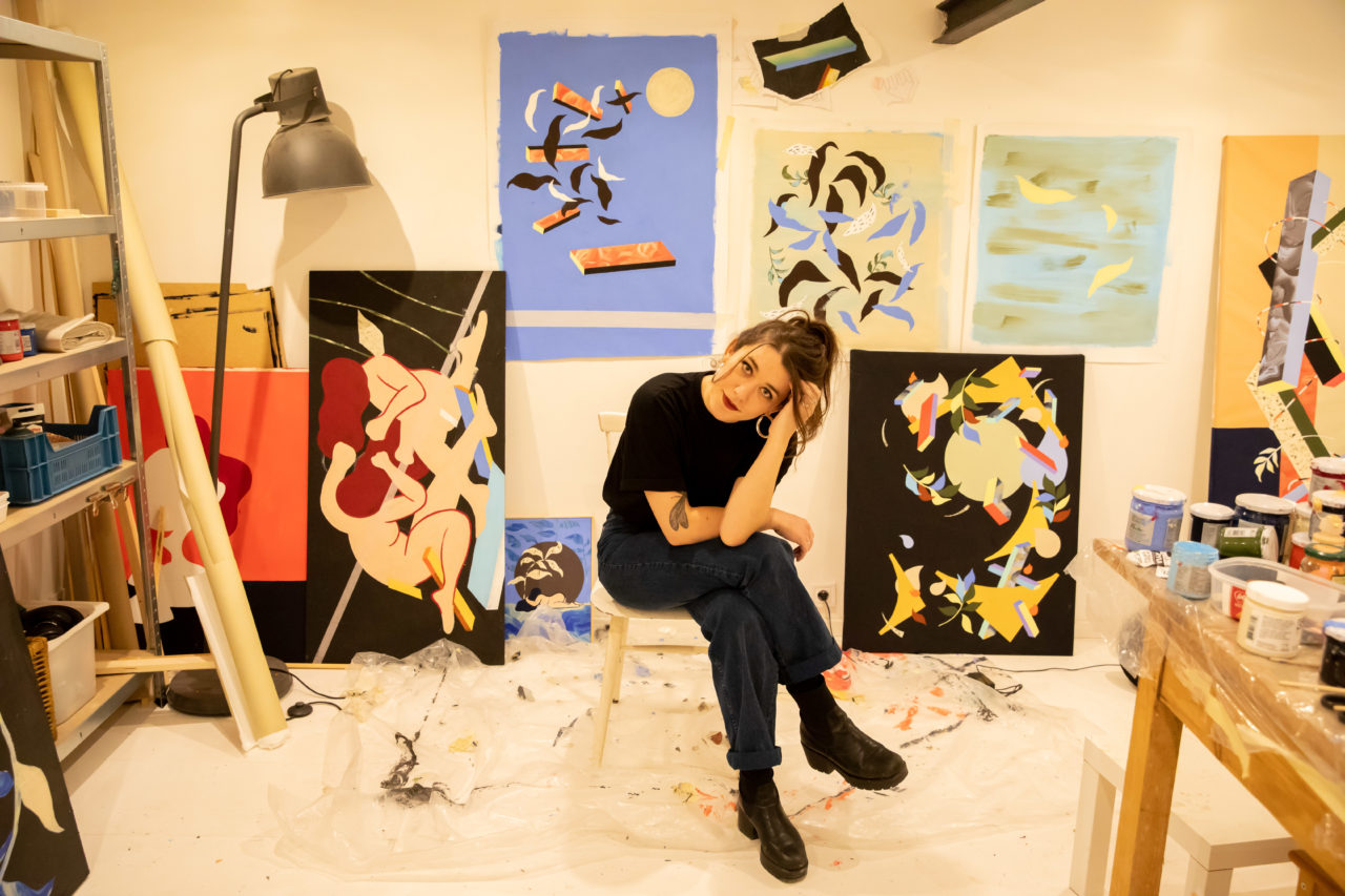 clara duflos painter artist studio