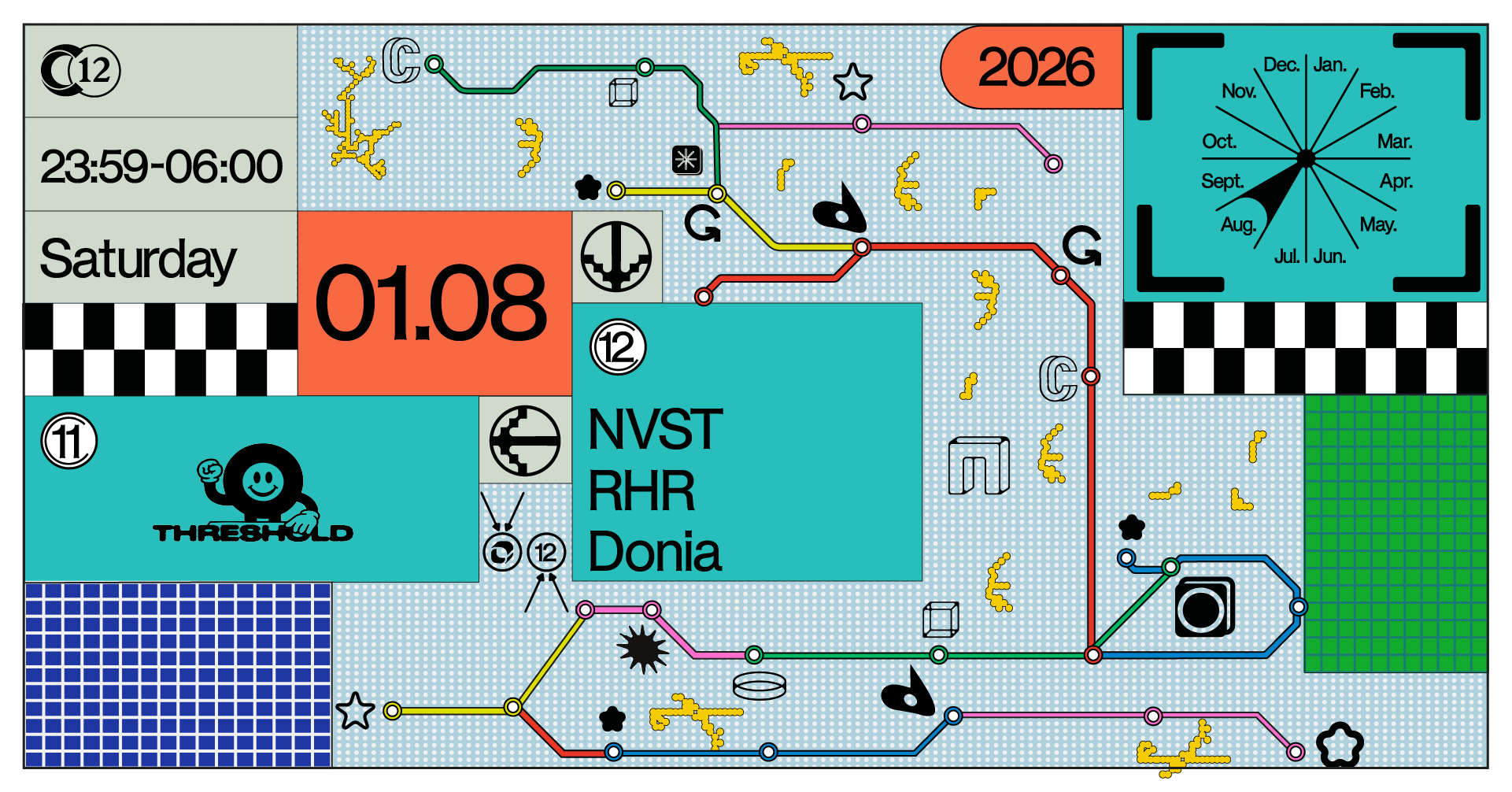 C12 w/ RHR, NVST, Donia - C12 Space