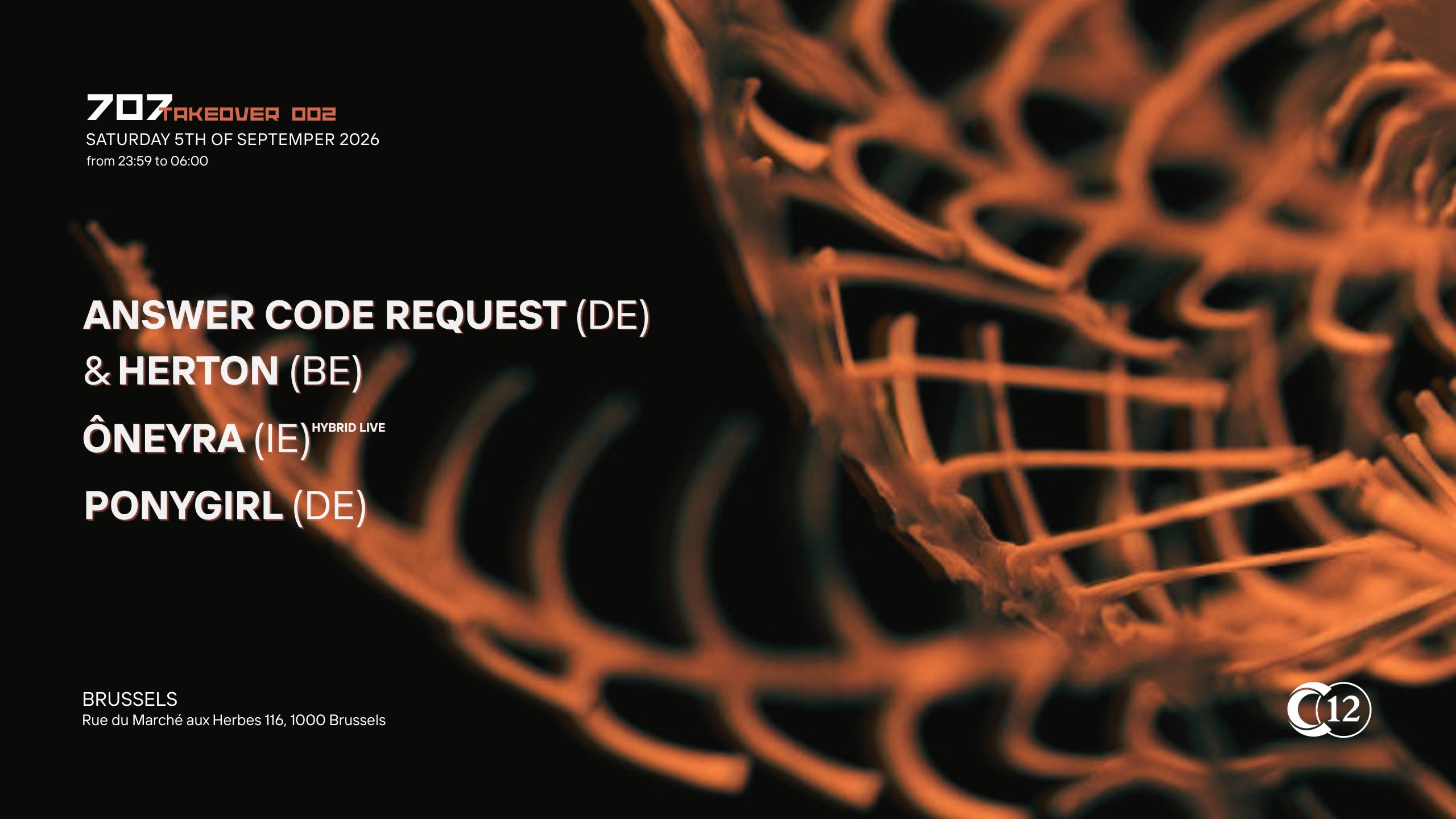 C12 x 707 Agency w/ Answer code request b2b Herton, Ôneyra (hybrid live), Ponygirl