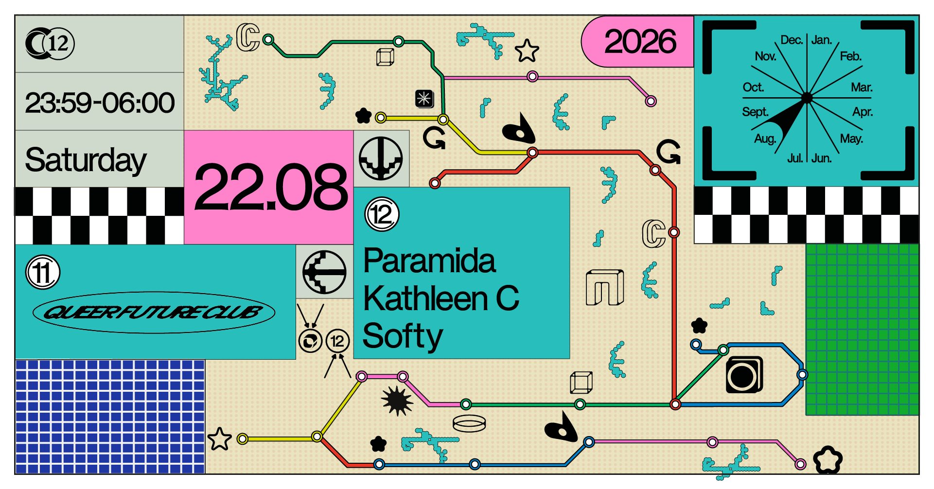 C12 Nite w/ Paramida, Kathleen C, Softy - C12 Space